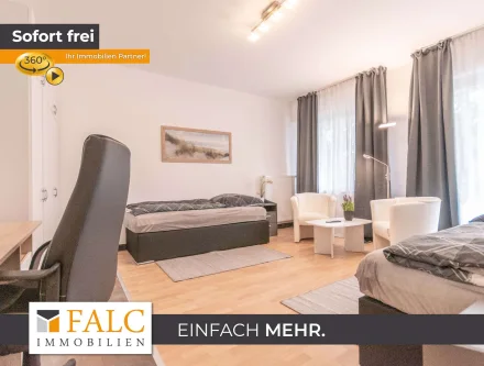 Schlafraum - Wohnung mieten in Essen - Business-Apartment mit Umsatzsteuerausweis / Kurzzeitvermietung