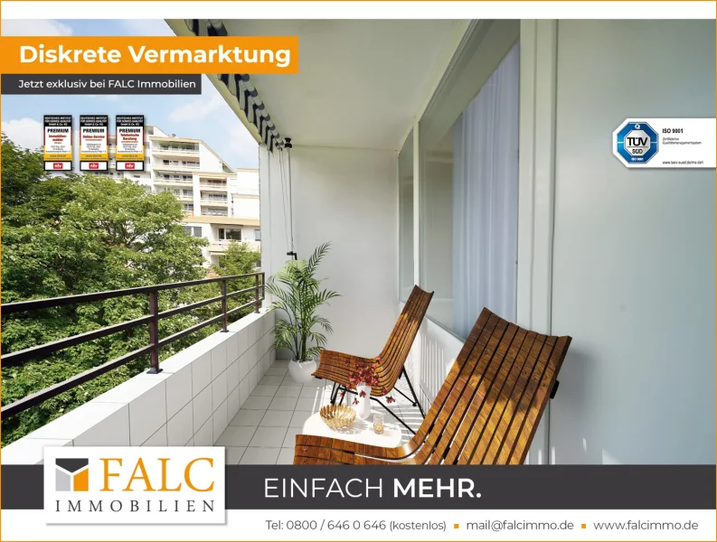 Balkon - Wohnung kaufen in Mettmann - *Wohnung in guter Lage mit Tiefgaragen- Stellplatz!*
