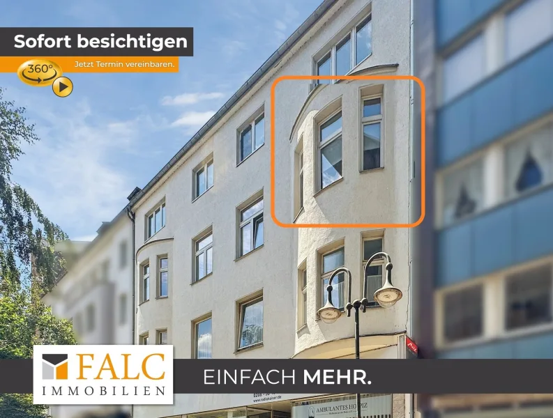 Titelbild - Wohnung kaufen in Mülheim an der Ruhr - Künstler und Unternehmer aufgepasst: Eigentumswohnung + Atelierräume mitten in der Mülheimer City