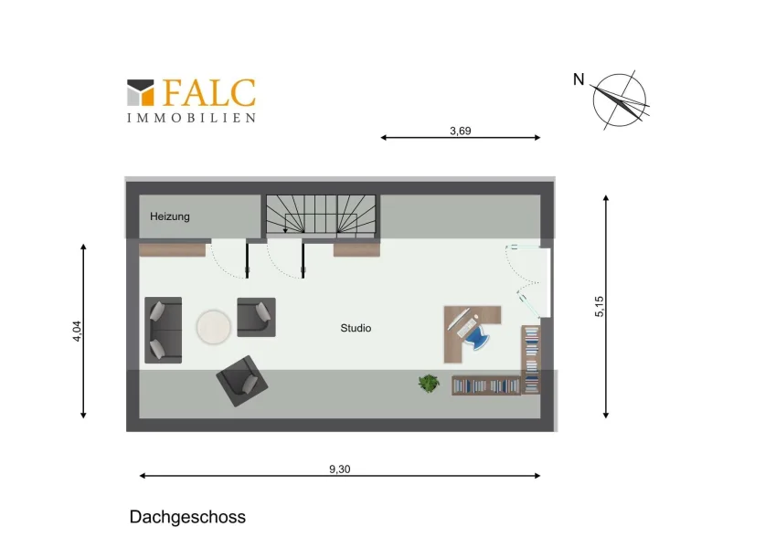 Grundriss Dachgeschoss