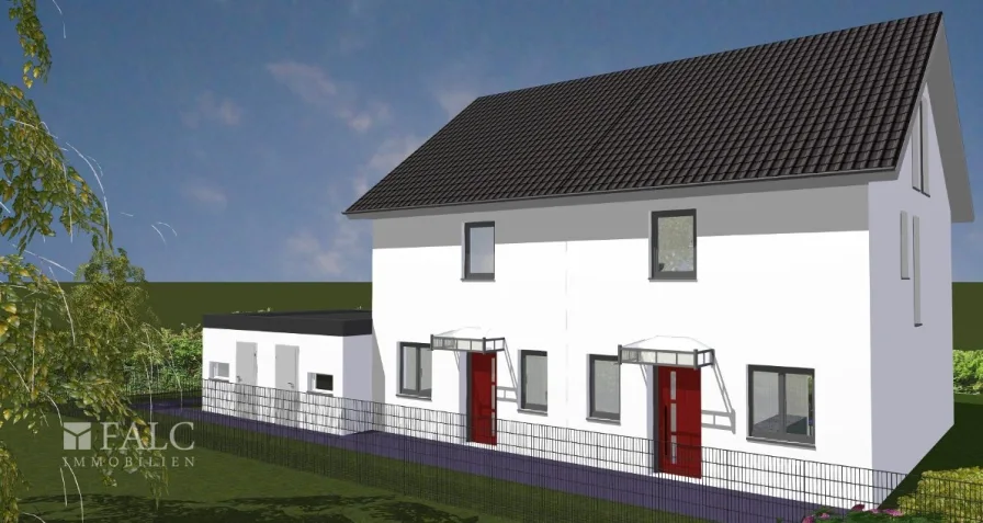 Straßenansicht - Haus kaufen in Bergkamen - Erfüllen Sie sich Ihren Wohntraum - individuelles Neubauprojekt in ruhiger Lage