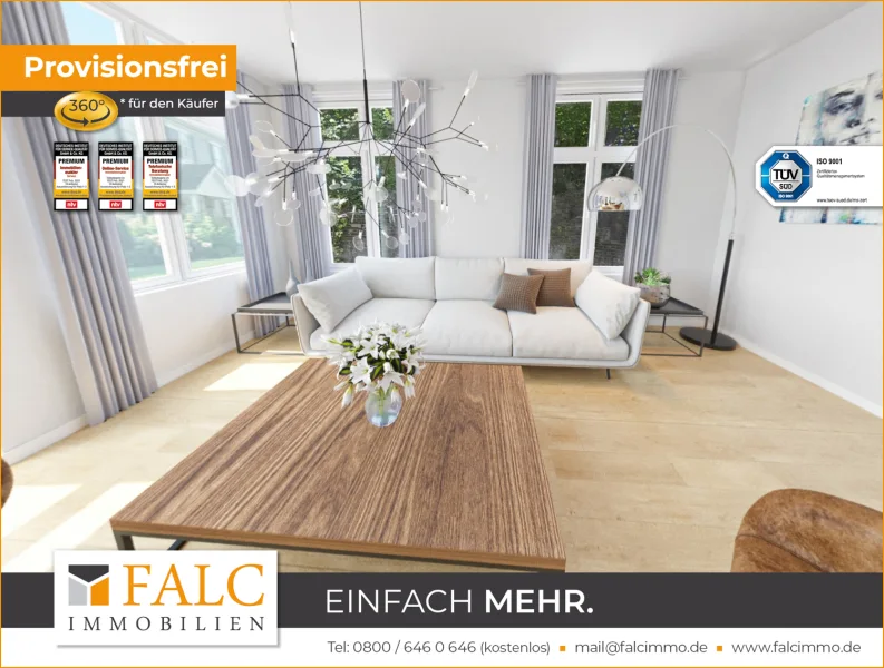 Exklusives Wohnen mit Wohlfülgarantie! - Wohnung kaufen in Wuppertal / Wichlinghausen-Süd - Exklusive sanierte Maisonette-Wohnung mit riesiger Dachterrasse!