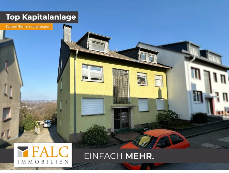 Ansicht - Zinshaus/Renditeobjekt kaufen in Remscheid - Attraktive, naturnahe Kapitalanlage mit riesigem Grundstück!