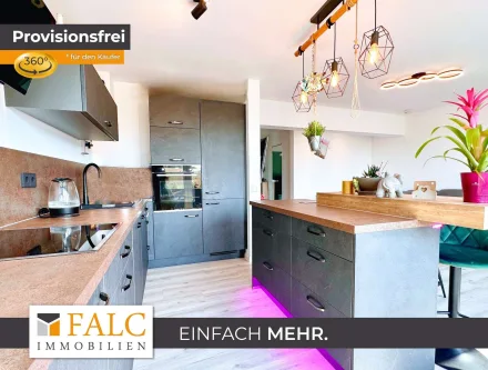 falc-overlay-image-[TIME] - Wohnung kaufen in Mettmann - Exklusive Maisonette mit Sonnen-Balkon und Smart Home