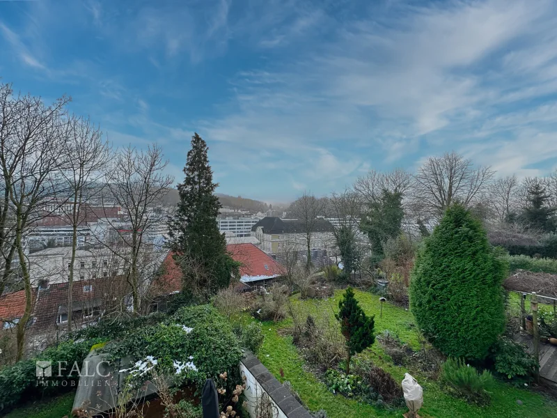 Aussicht vom Balkon