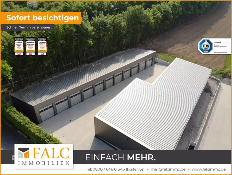 Titelbild - Halle/Lager/Produktion mieten in Billerbeck - ~Neubau Lagerflächen für Ihre besonderen und wertvollen Fahrzeuge/Hobbies ~ 28m² Fläche