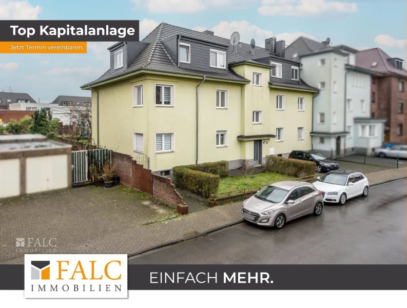 Außenbereich  - Haus kaufen in Oberhausen - Äußerst gepflegte, renditestarke Kapitalanlage in guter Lage!
