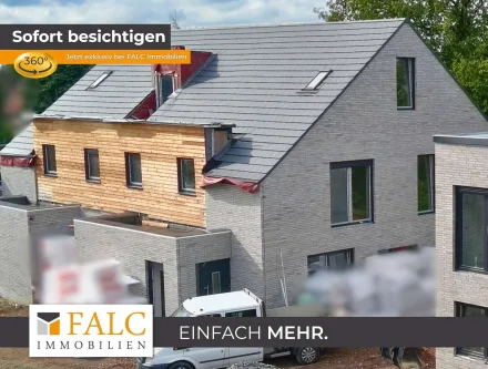 Titelbild - Haus kaufen in Steinfurt / Borghorst - Wohnen, wie Sie es sich wünschen - Reihenendhaus in Naturidylle