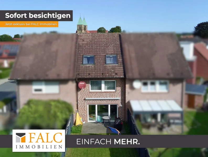 Titelbild - Haus kaufen in Legden - Einziehen und wohlfühlen! - Reihenhaus in Legden