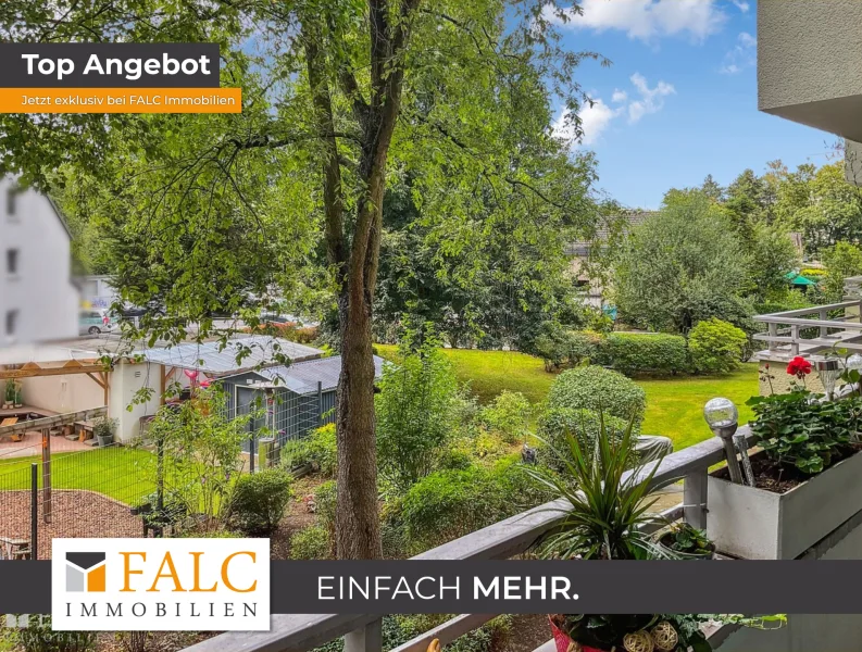 Ausblick Balkon - Wohnung kaufen in Duisburg - Eigentumswohnung direkt am neuen Stadtteil 6-Seen-Wedau