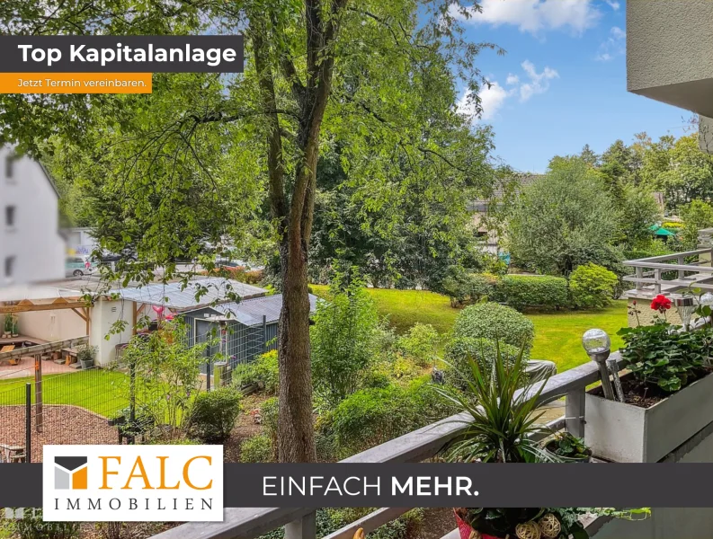 Ausblick Balkon - Wohnung kaufen in Duisburg - Zukunftsinvestment direkt am neuen Stadtteil 6-Seen-Wedau