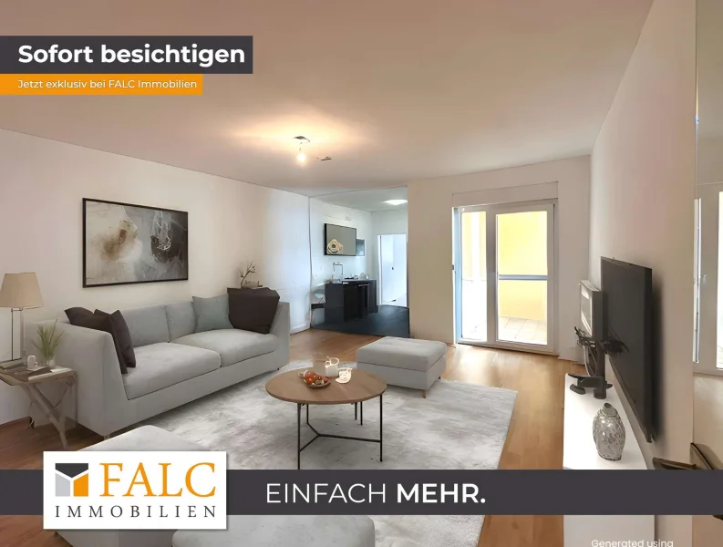 falc-overlay-image-[TIME] - Wohnung mieten in Dortmund / Körne - Östliche Innenstadt, Kaiserviertel, 2 Zimmer KDB Balkon