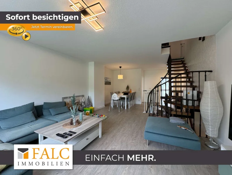 falc-overlay-image-[TIME] - Haus kaufen in Essen - Wunderschönes Einfamilienhaus mit Garten