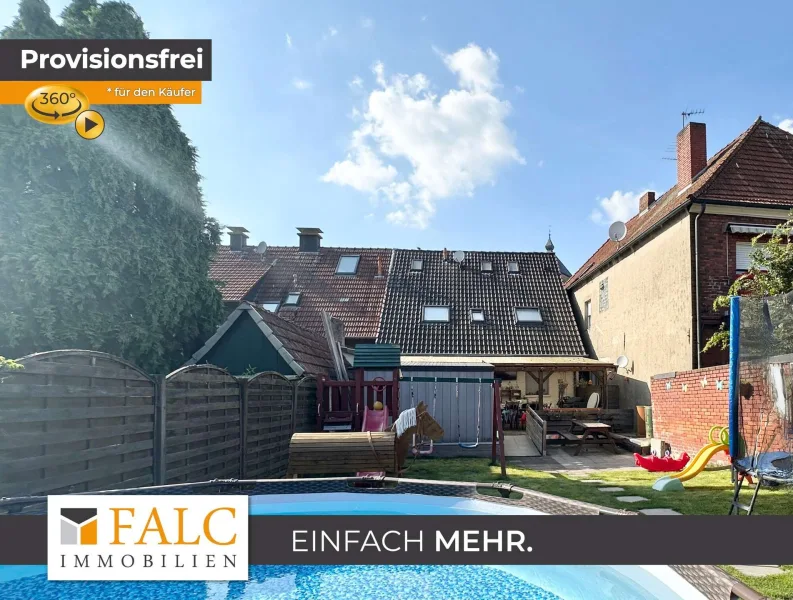  - Haus kaufen in Velen - Reihenendhaus mit großem Kaufgrundstück sucht eine neue Familie. Weitere Bebauung möglich!