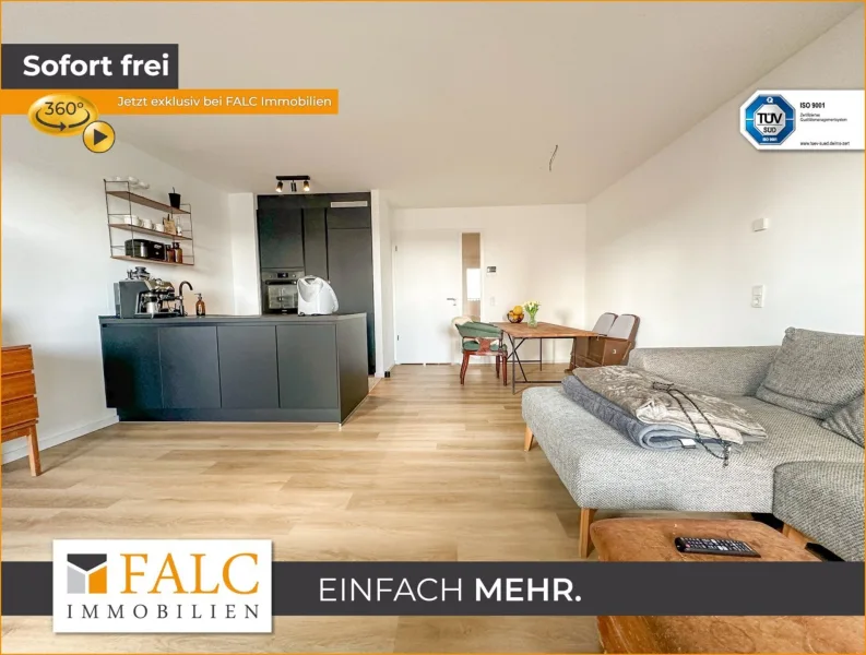  - Wohnung mieten in Solingen - Moderner Wohntraum mit Küche auf 2,5 Zimmern