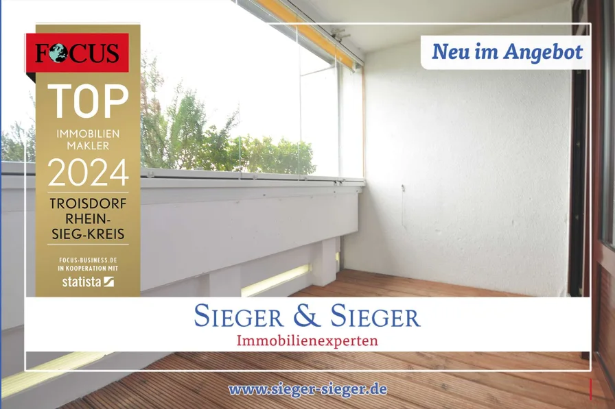  - Wohnung kaufen in Troisdorf - Geräumige 4-Zimmer-Wohnung mit Balkon – Ihr neues 94 m² Wohlfühlzuhause!