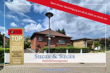 Open House  - Grundstück kaufen in Köln - 620 m² großes, bebaubares und erschlossenes Grundstück in ruhiger Lage