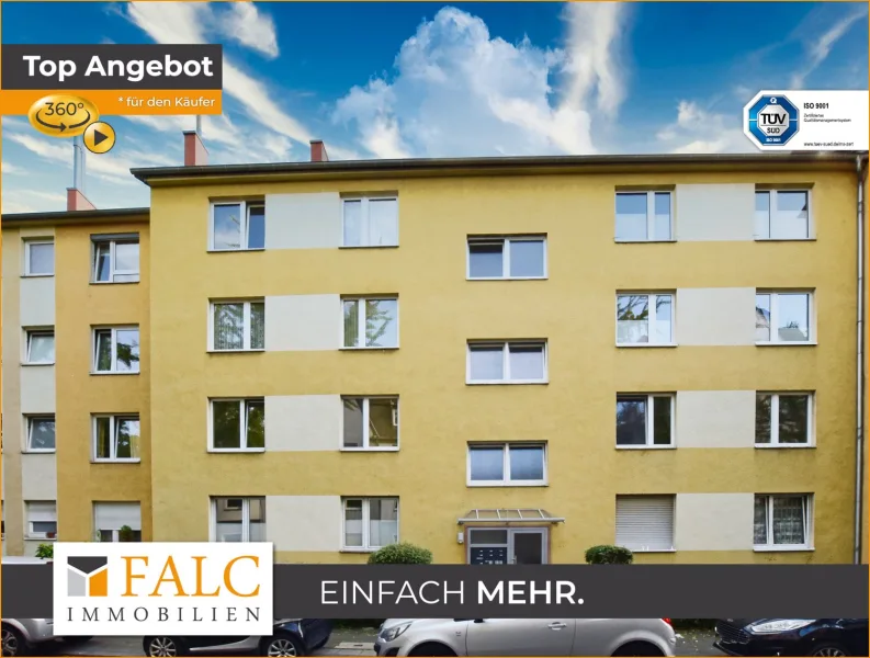 Hausansicht - Wohnung kaufen in Köln - vermietetes Kleinod in Kölner Top-Lage  - Agnesviertel -