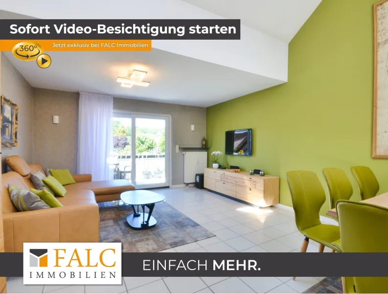 Wohnzimmer - Wohnung kaufen in Frechen - Wohntraum in Bestlage!