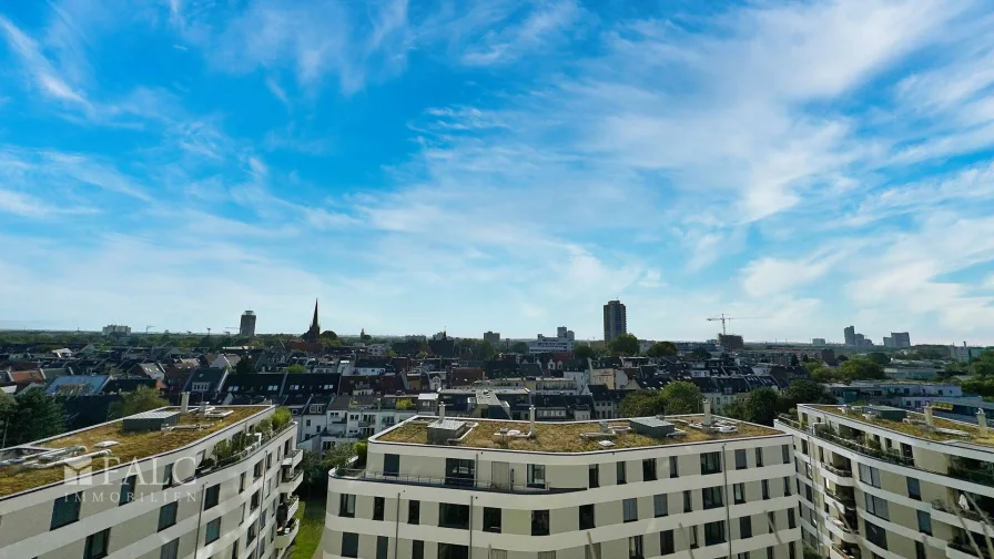 Ausblick Balkon West-Seite