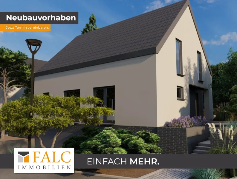 Titelbild - Haus kaufen in Odenthal / Erberich - Familienparadies in Planung: Neubau-Architektenhaus in ruhiger Anliegerstraße