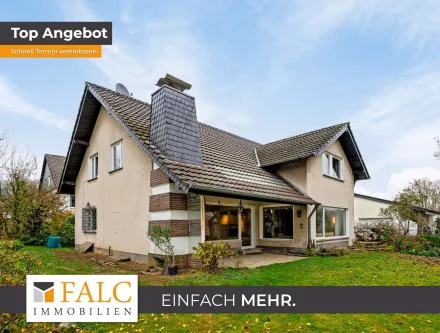 Herzlich willkommen - Haus kaufen in Odenthal - Weck mich aus dem Dornröschenschlaf! Geräumiges Einfamilienhaus im familienfreundlichen Osenau