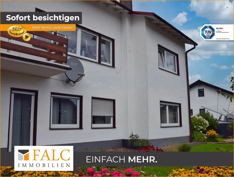  - Wohnung kaufen in Bergneustadt - 3 bis 4 Zimmer Wohnvergnügen mit Garten, Garage & Werkstatt im Bieterverfahren