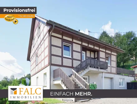 Titelbild - Haus kaufen in Bergneustadt - MODERNES WOHNEN MIT ESPRIT ! Schmuckes Wohlfühlhaus mit Einliegerwohnung