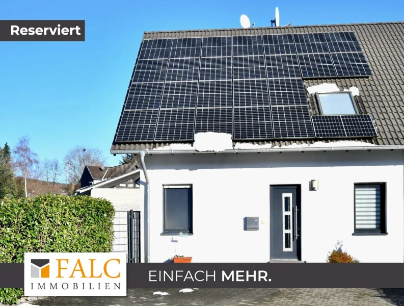 Titelbild - Haus mieten in Bergneustadt-Wiedenest - RESERVIERT: Doppelhaushälfte zur Miete