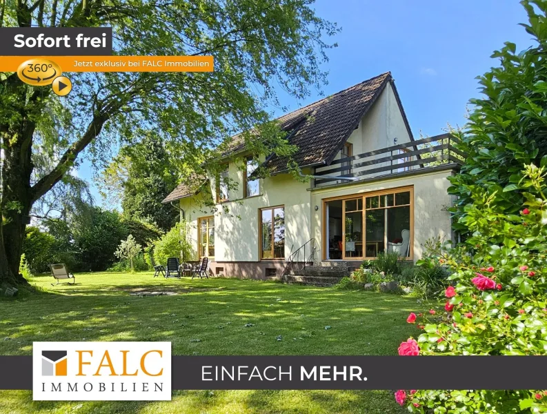 falc-overlay-image-[TIME] - Haus kaufen in Leverkusen - Energetisch saniertes Einfamilienhaus mit traumhaftem Garten