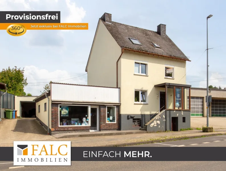 Titelbild - Haus kaufen in Puderbach - Wohnen und Arbeiten unter einem Dach!