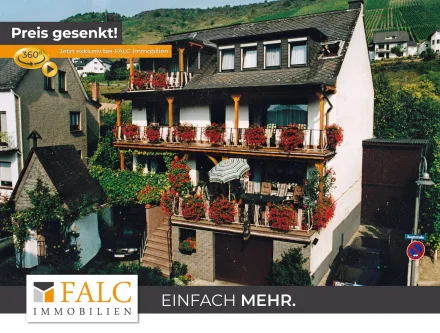 Außenansicht (historisch) - Gastgewerbe/Hotel kaufen in Klotten - Gemütliche Frühstückspension in einzigartiger Urlaubsregion sucht neuen Eigentümer!