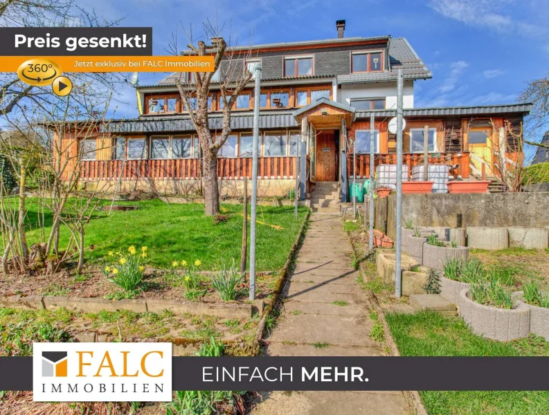 Gartenansicht - Haus kaufen in Dommershausen / Eveshausen - TOP Angebot - zwei auf einen Streich!