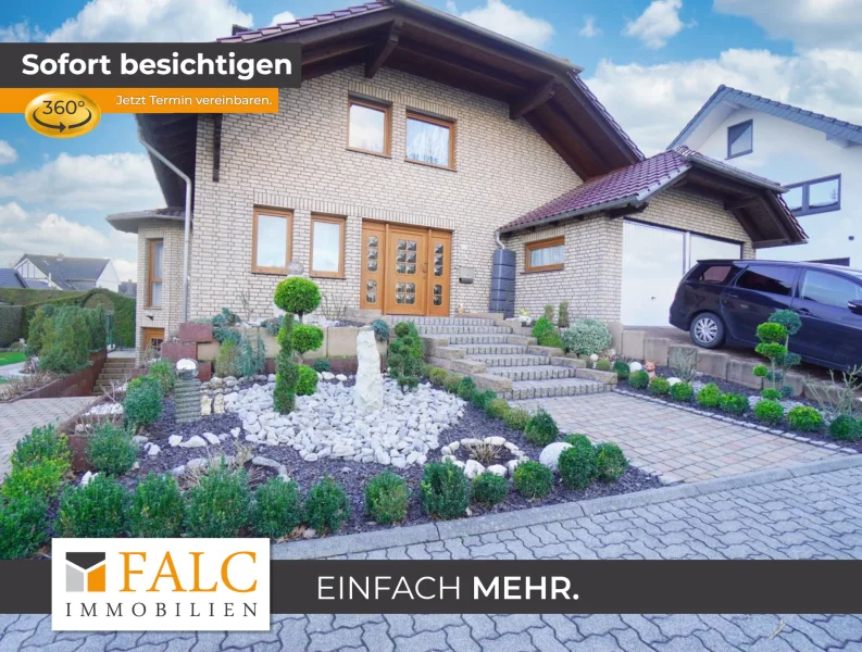 Hausansicht - Haus kaufen in Pracht - Alles was Ihr Herz begehrt - Idyllisches Einfamilienhaus mit Einliegerwohnung in Pracht!