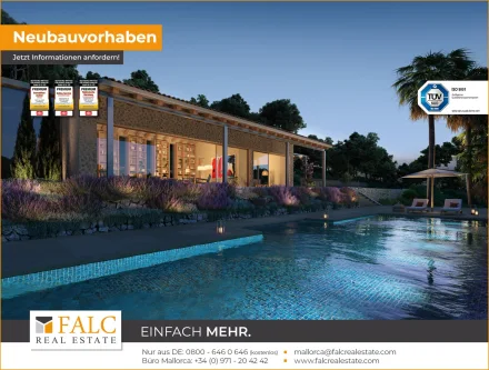 Scwimmbad/Piscina - Haus kaufen in Bunyola - Ein Traum wird gebaut !