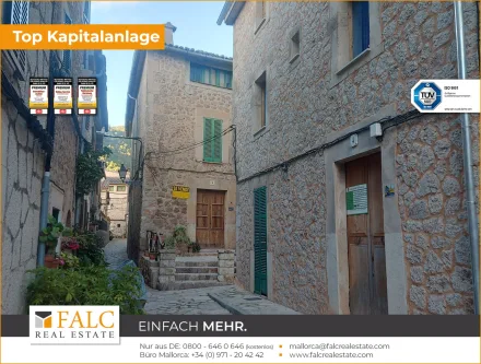 Fassade/Fachada/Facade - Haus kaufen in Valldemossa - Aufgepasst! Einzigartiges Renovierungsobjekt.