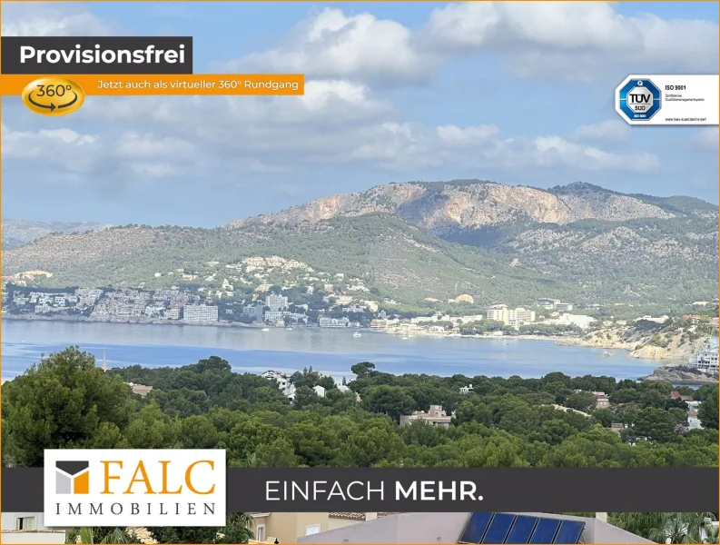 Blick von Dachterrasse - Haus kaufen in Santa Ponça - Gelegenheit nach eigenem Geschmack renovieren zu können in Santa Ponça