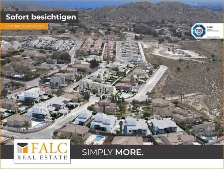  - Haus kaufen in BUSOT - Einfamilienhäuser; Doppelhaushälften, Busot, Alicante2-3 SZ, Gemeinsamer Swimmingpool. ab €213.000