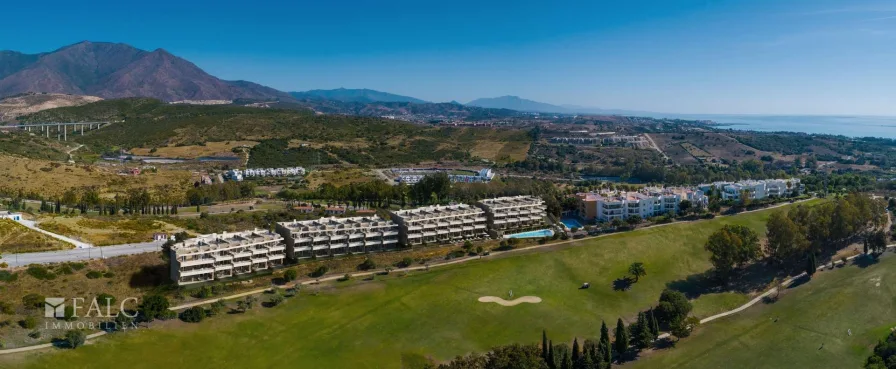 C1-Sunny Golf apartments-Estepona-aereal