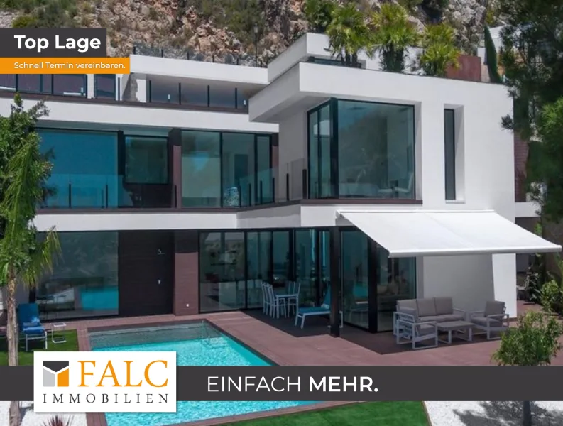 Villa mit Pool - Haus kaufen in Altea - Altea- spektakuläre Villa , 5 Zimmer