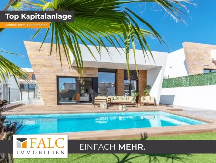 Pool mit Terrasse - Haus kaufen in Finestrat - Finestrat- Villa mit Pool, 4 Zimmer