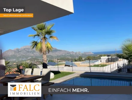 Terrasse mit Pool - Haus kaufen in Alicante - Alicante-Kleine Villa, 3 Zimmer