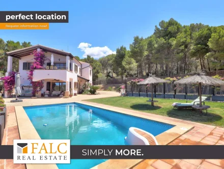 Titelbild - Haus kaufen in Calvià - Mediterranes Paradies: Finca mit Weitblick und unendlichen Möglichkeiten