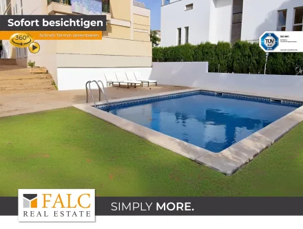 Gemeinschaftspool/piscina comunitaria/community pool - Wohnung kaufen in Cala Millor - Gemütliche EG-Wohnung mit 2 Schlafzimmern und Pool