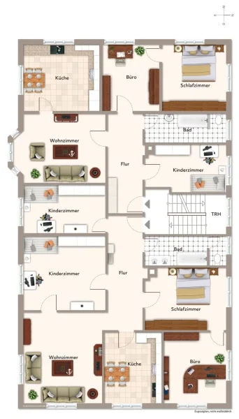 Grundriss 2. OG - Wohnen