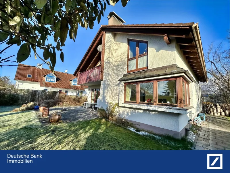 Titelbild - Haus kaufen in München - Familienidyll in der Fasanerie: Großzügiges Einfamilienhaus mit Traumgarten auf Süd-West-Grundstück