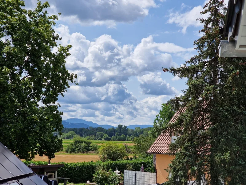 Ausblick vom Balkon