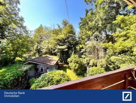 Aussicht Balkon - Wohnung kaufen in Schopfheim - Wohnen im Grünen!Großzügige Wohnung mit tollem Grundriss