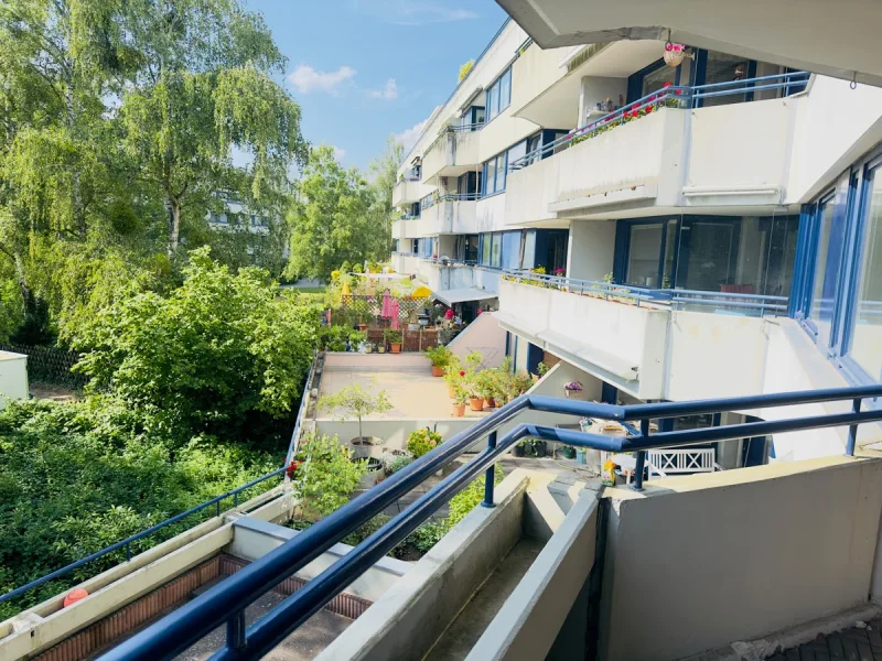 Balkon 2 - Wohnung kaufen in Berlin - Zehlendorf - Schöne helle Wohnung in Berlin-Zehlendorf