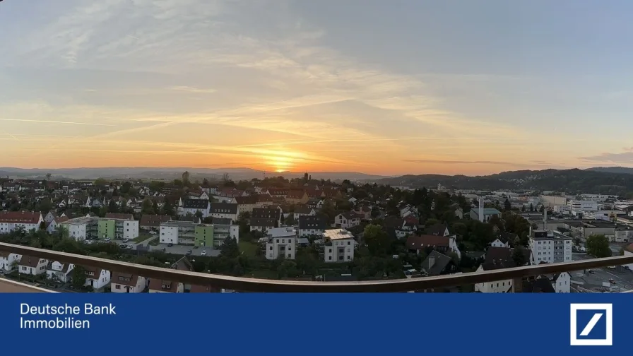 Aussicht - Wohnung kaufen in Kulmbach - Einzigartige Gelegenheit - Kulmbachs schönster Ausblick